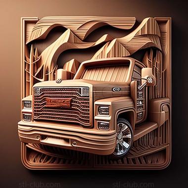 3D модель GMC Sierra (STL)